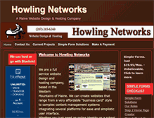 Tablet Screenshot of howlingnetworks.com